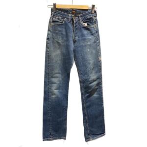 Lee◆Vintage/40s〜50s/101/センター赤タグ/両耳/実寸W27×L32/縦落ち