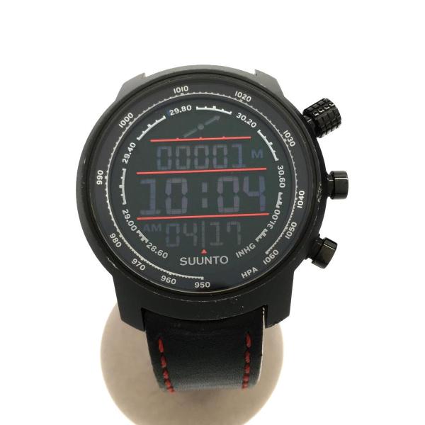 SUUNTO◆エレメンタム テラ レッドライン/クォーツ腕時計/デジタル/SS019171000