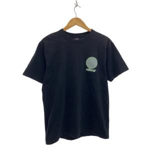 STUSSY◆Tシャツ/M/コットン/BLK/無地/8ball