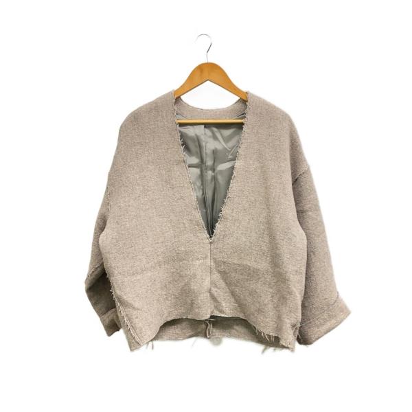 R’IAM-PLAGE◆シルエットブラウス/トップス/--/ウール/BEG/23-051-922-6...