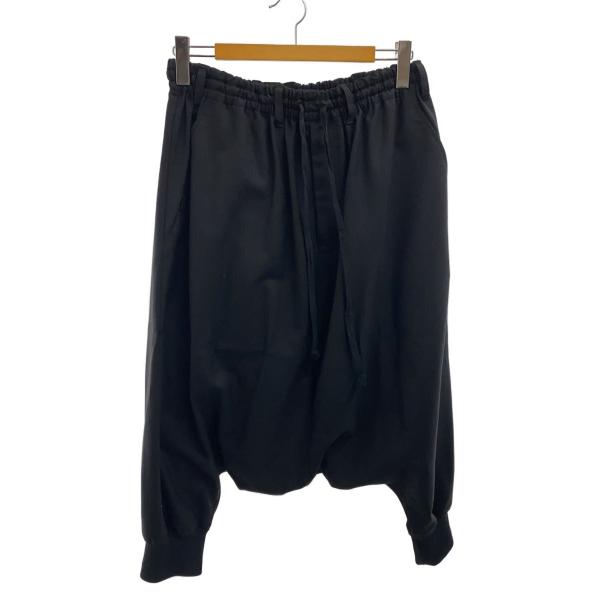 Ground Y◆Hem rib line sarrouel pants/ボトム/3/ウール/BLK...