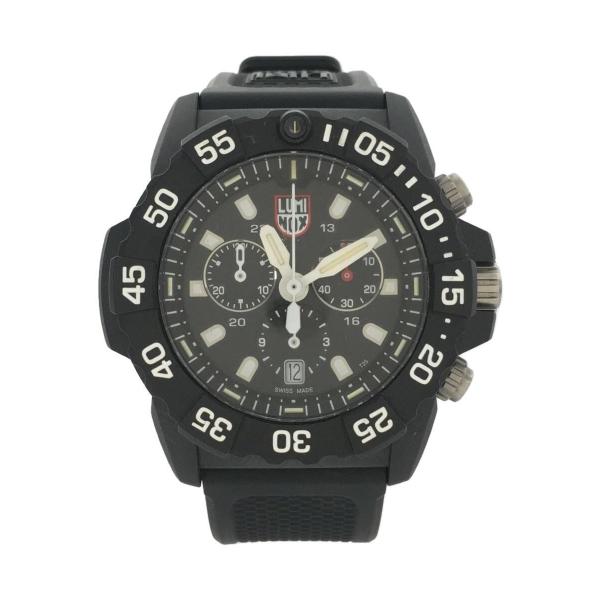 LUMINOX◆クォーツ腕時計/アナログ/ラバー/GRN/3580-1GBq/ダイバーズ