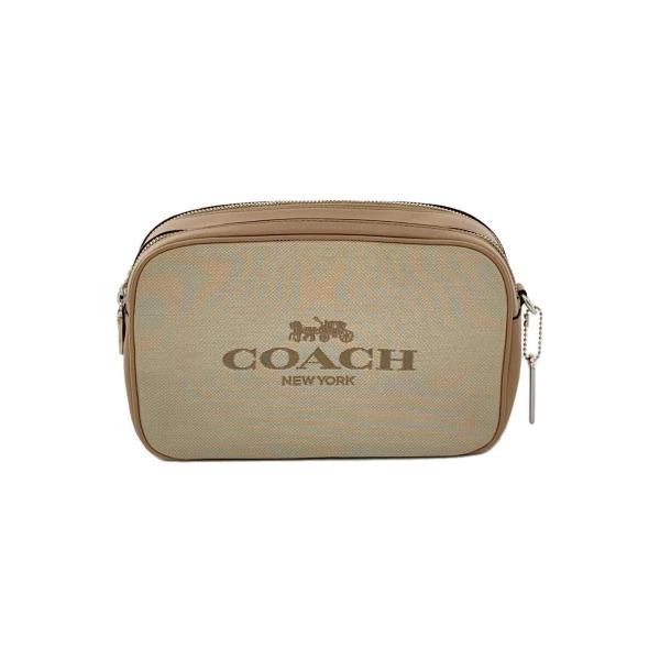 COACH◆ショルダーバッグ/キャンバス/BEG/6519