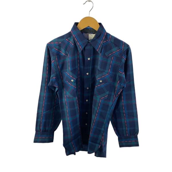 PENDLETON◆シャツ/S/ウール/マルチカラー/チェック/70S/USA製