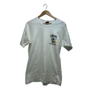 STUSSY◆Tシャツ/M/コットン/WHT