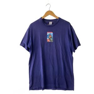 STUSSY◆Tシャツ/L/コーデュロイ/NVY