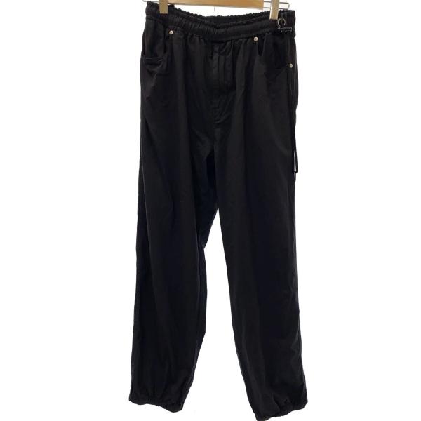 barbell object◆24SS/dw pt/ボトム/1/ウール/BLK/無地/BO-04P0...