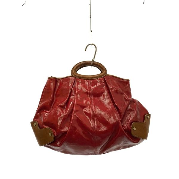 MARNI◆ショルダーバッグ/レザー/RED/無地