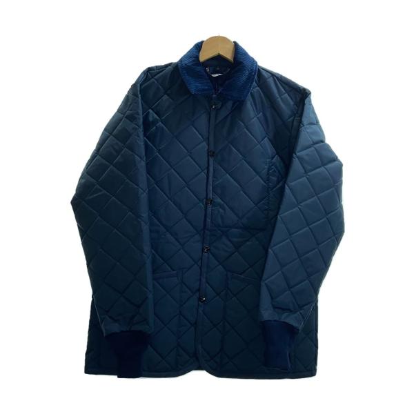 LAVENHAM◆Archive Raydon/キルティングジャケット/36/ナイロン/NVY/無地...