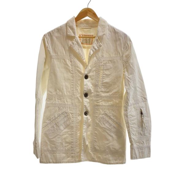 MARITHE FRANCOIS GIRBAUD◆archive/ジャケット/M/コットン/ホワイト...