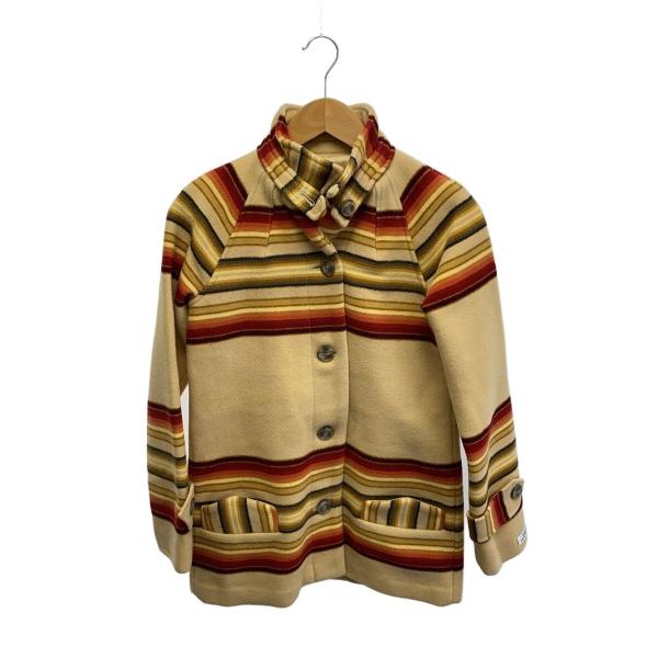 PENDLETON◆SouthwestJacket/ジャケット/XS/ウール/BEG/ボーダー//