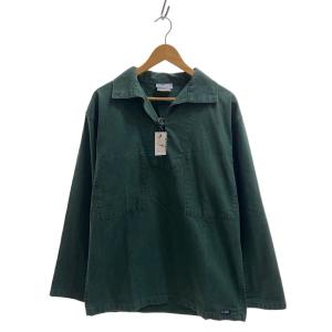 le glazik◆80s/フィッシャーマンスモック/フランス製/長袖シャツ/42/コットン/GRN//