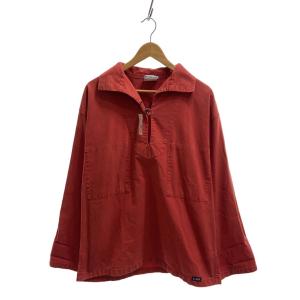 le glazik◆80s/フィッシャーマンスモック/フランス製/長袖シャツ/46/コットン/RED//