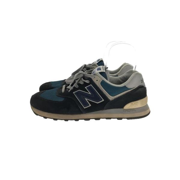 NEW BALANCE◆ML574//ネイビー/28cm/NVY