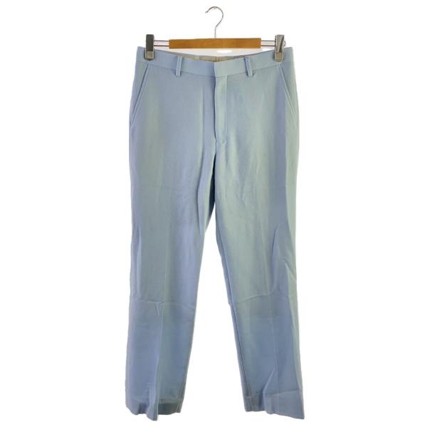 AURALEE◆スラックスパンツ/4/ウール/BLU/無地/A20SP03MK