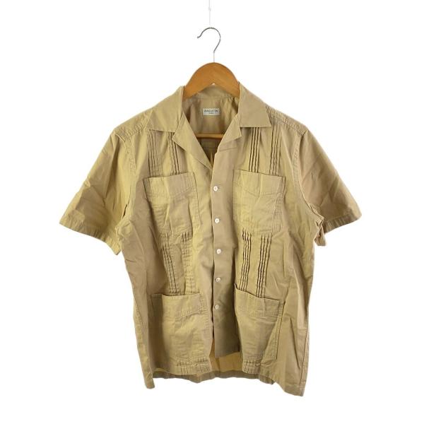 Bagutta◆半袖シャツ/M/コットン/BEG/07881