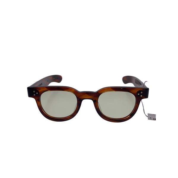 JULIUS TART OPTICAL ENTERPRISE◆メガネ/ウェリントン/ベッコウ柄/BR...