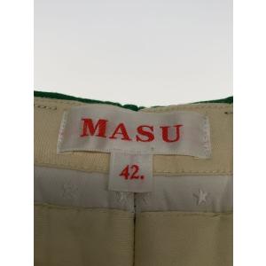 MASU◆ボトム/42/コットン/GRN/無地...の詳細画像3