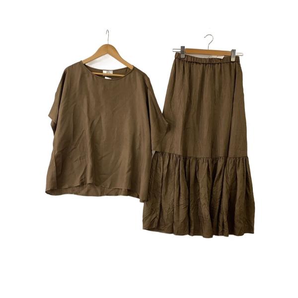1er Arrondissement◆セットアップワンピース/アセテート/KHK/無地/B1022A...