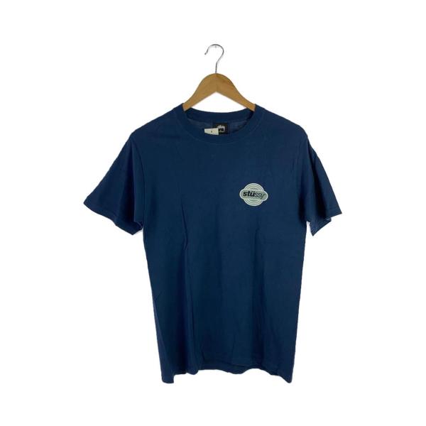 STUSSY◆Tシャツ/S/コットン/NVY