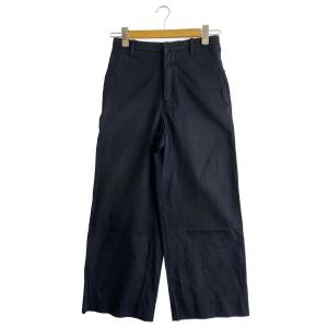 MASU◆STRAIGHT TROUSERS/ブーツカットパンツ/44/コットン/BLK/M25F9PL004