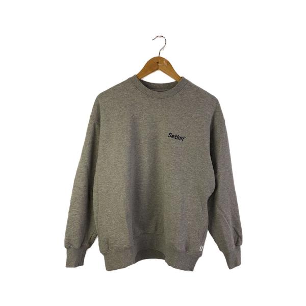 SETTIN/スウェット/M/コットン/GRY//