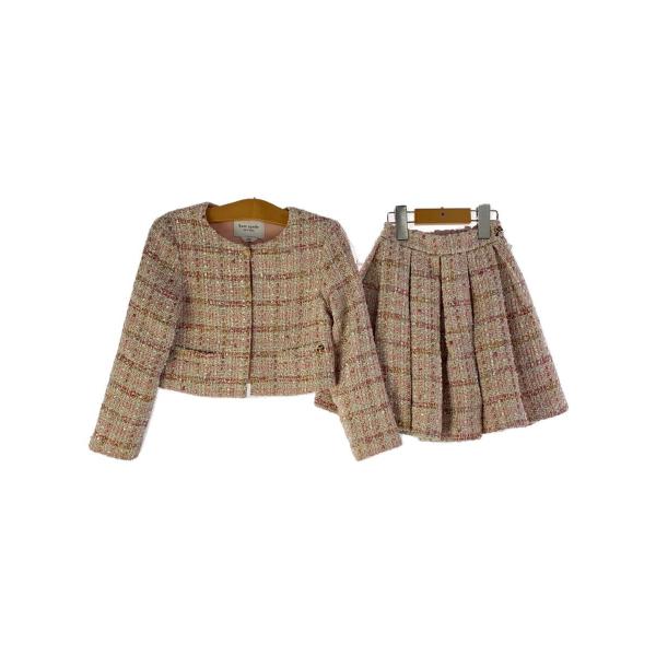 kate spade new york◆セットアップ/120cm/ツイード/PNK/チェック/864...