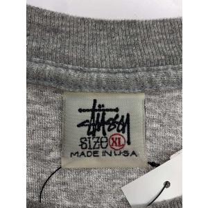 STUSSY◆Tシャツ/XL/コットン/GRY...の詳細画像2