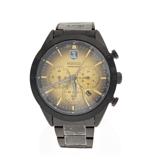WIRED◆クォーツ腕時計/アナログ/GLD