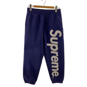 Supreme◆スウェットパンツ/S/コットン/NVY/22AW/Satin Applique Sw...