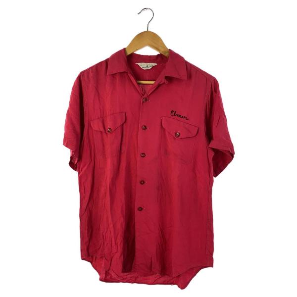 Service Bowling Shirt/半袖シャツ/--/レーヨン/RED