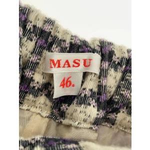 MASU◆ボトム/46/コットン/WHT/総柄...の詳細画像3