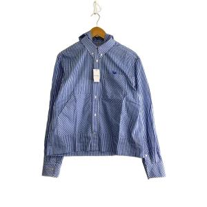 MASU◆長袖シャツ/46/コットン/BLU/チェック/M25K6SH001//