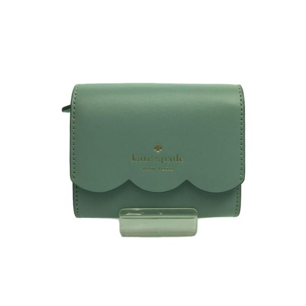 kate spade new york◆財布/ブルー/無地/レディース/ジェマスモールフラップウォレ...