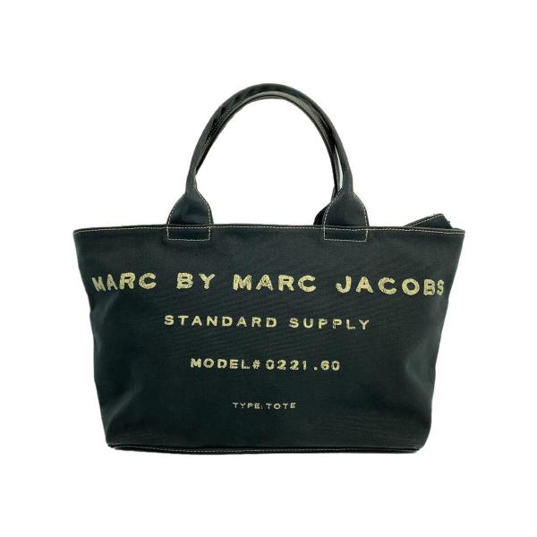 MARC BY MARC JACOBS◆トートバッグ/コットン/グレー/マークバイマークジェイコブス