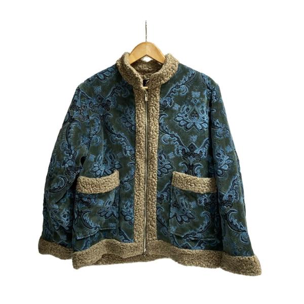 Needles◆Zipped Tibetan Jacket - Damask Velvet Jq./...