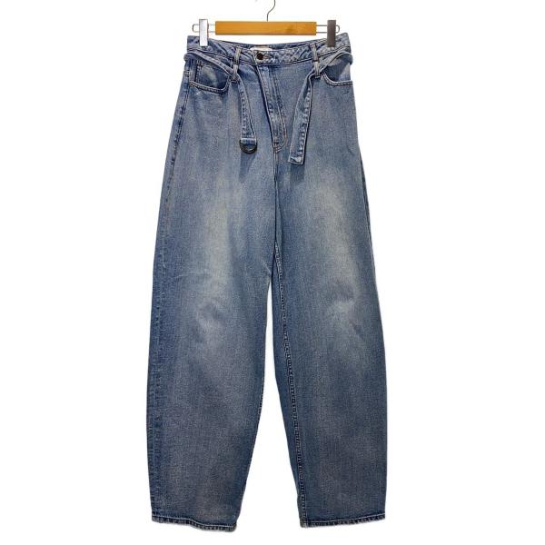 AMERI◆クラシックワイドデニムパンツ/26/デニム/IDG/01010821200