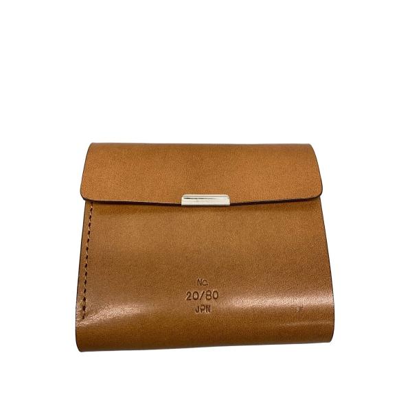 20/80◆3つ折り財布/牛革/BRW/メンズ/W030