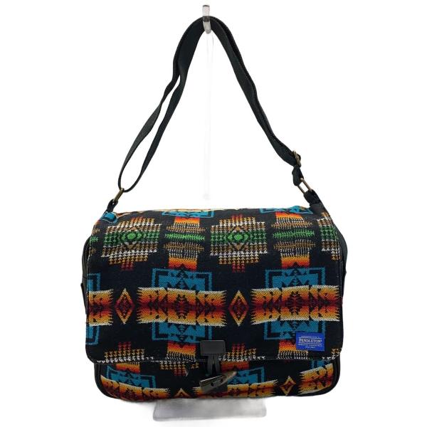 PENDLETON◆ショルダーバッグ/ウール/BLK