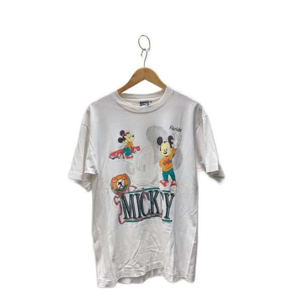 FRUIT OF THE LOOM◆90s/米国製/Florida/Disney/Mickey/Tシ...