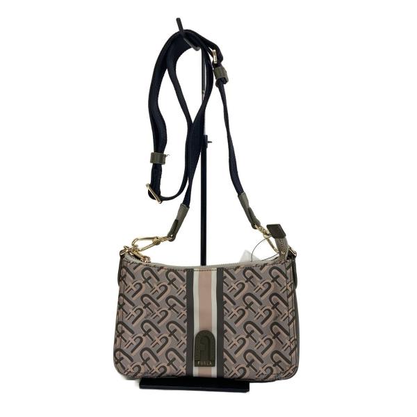 FURLA◆ショルダーバッグ/--/KHK/総柄/WB00397