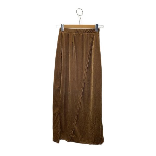 AMERI◆スカート/S/ポリエステル/BRW/0224209221260//