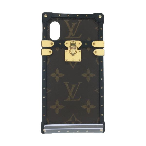 LOUIS VUITTON◆アイ・トランクIPHONEX_モノグラムキャンバス/PVC/レザーストラ...