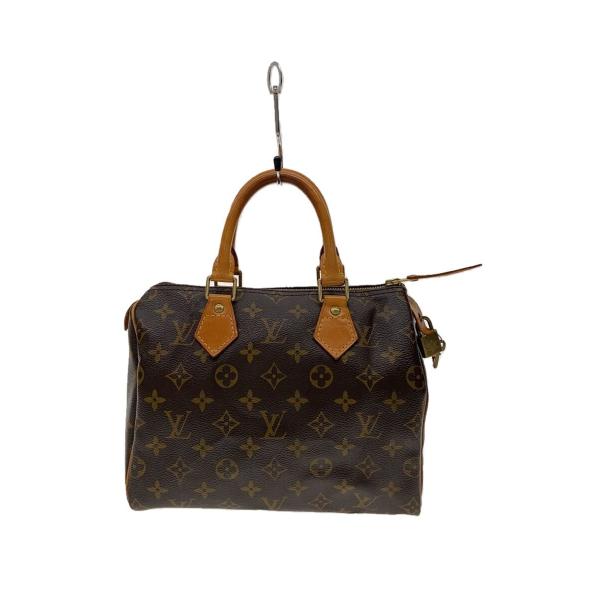 LOUIS VUITTON◆1)スピーディ25_モノグラム・キャンバス_BRW/PVC/ブラウン/M...