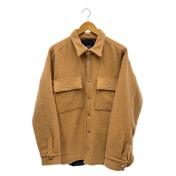INDEPICT◆ジャケット/M/--/CML/無地/TWEED C.P.O. SHIRT JACK...