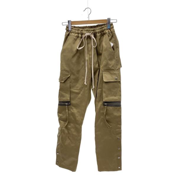 INDEPICT◆ボトム/S/コットン/BEG/無地/カーゴパンツ