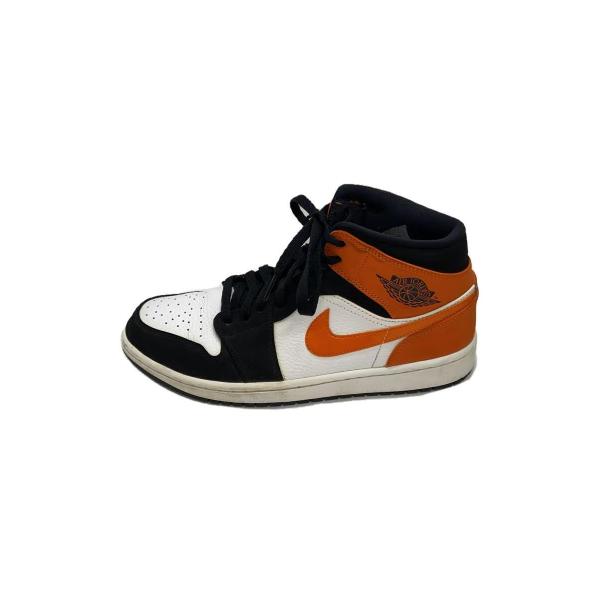 NIKE◆AIR JORDAN 1 MID/エアジョーダン1ミッド/ブラック/554724-058/...