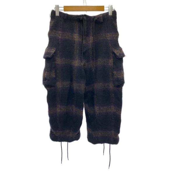 Needles◆H.D Pant-BDU/カーゴパンツ/S/ウール/PUP/チェック/NS116//