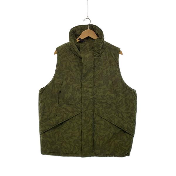 WILDTHINGS◆23AW/MONSTER VEST/ダウンベスト/S/グリーンM/総柄/GR2...