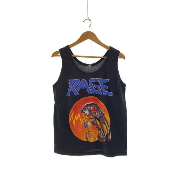 SCREEN STARS◆Vintage/80s/USA製/RAGE/タンクトップ/SIZE:L/ブ...